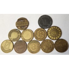 AUSTRALIA . ELEVEN 11 TOKENS / MEDALS 
